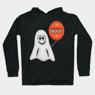 Boy Ghost with Orange Balloon Hoodie